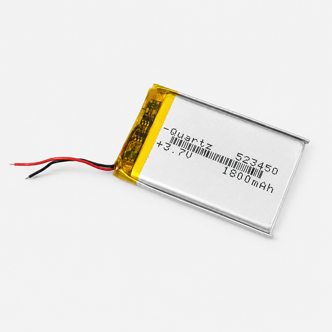 3.7V 1800mAH Li-Po Rechargeable Battery (KP 523450)