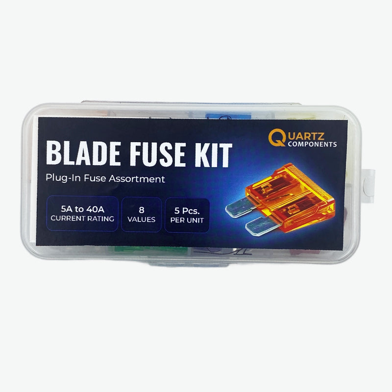 8 Values Automotive Blade Fuse Kit from 5A to 40A 
