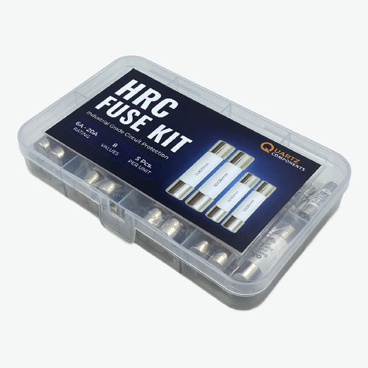 8 Values HRC Pencil Type Fuse Kit 6A to 20A - 40 Pcs