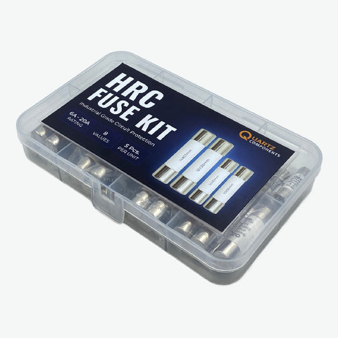 8 Values HRC Pencil Type Fuse Kit 6A to 20A - 40 Pcs