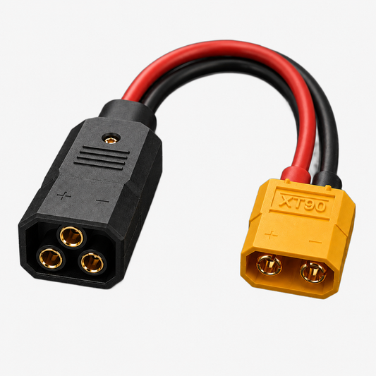 XT90 Male Connector to 3-Pin Male IEC320 C14 Power Plug Adapter Cable