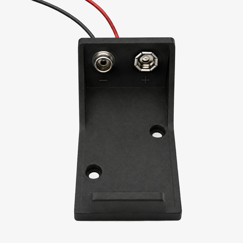 9V Battery Holder Case Without Lid with Open Cable Wires