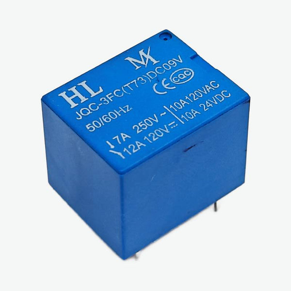 9V DC SPDT 10A Power Relay - 5 Pin PCB Mount