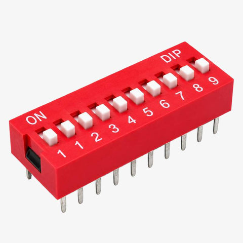 9 Position DIP Switch