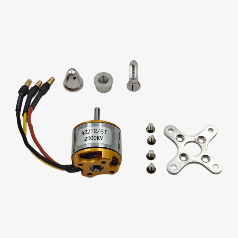 A2212 6T 2200KV Brushless Motor for Drone (Soldered Connector)
