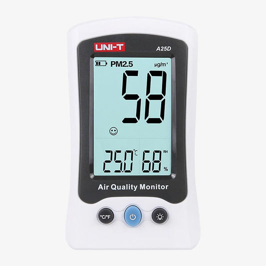 UNI-T A25D PM2.5 Meter Air Quality Monitor Temperature and Humidity Detection