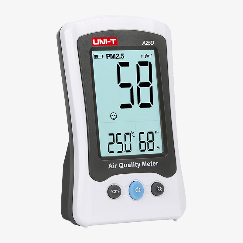 UNI-T A25D PM2.5 Meter Air Quality Monitor Temperature and Humidity Detection