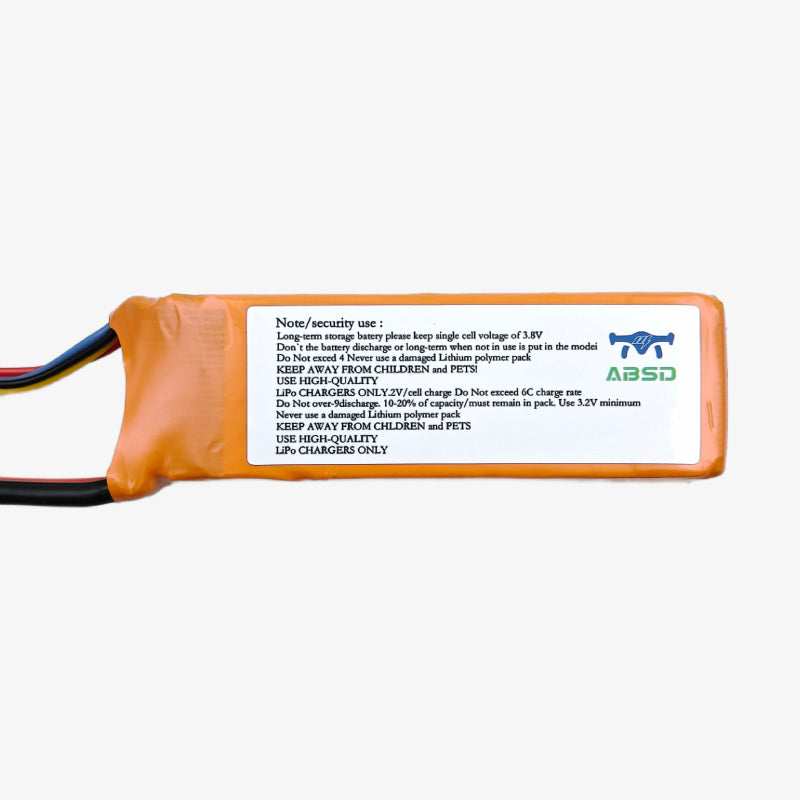 ABSD LiPo Battery 11.1V 2200MAH 3S 80C