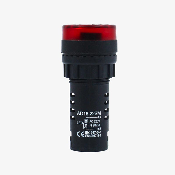 Lot De 2 Buzzer/Alarme Clignotants 22mm AC 220V - LED Rouge/Vert - Marque Uxcell, Neufs