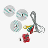 AD8232 ECG Heart Rate Monitor Sensor Module with ECG Cables & Electrodes