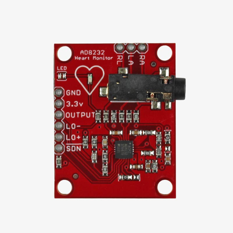 AD8232 ECG Heart Rate Monitor Sensor Module