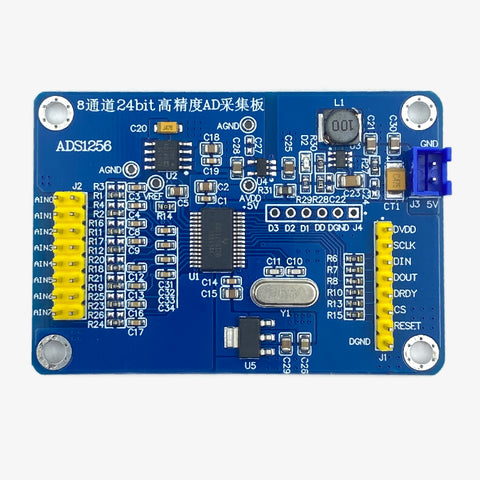 ADS1256 8 Channel 24-bit High Precision AD Acquisition Board