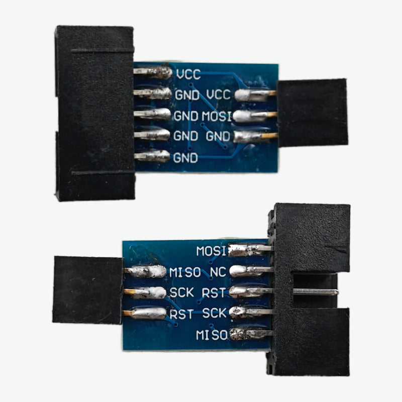 Unbranded Connector Connector Adapters 8 Pins USBASP AVR Programmer ...