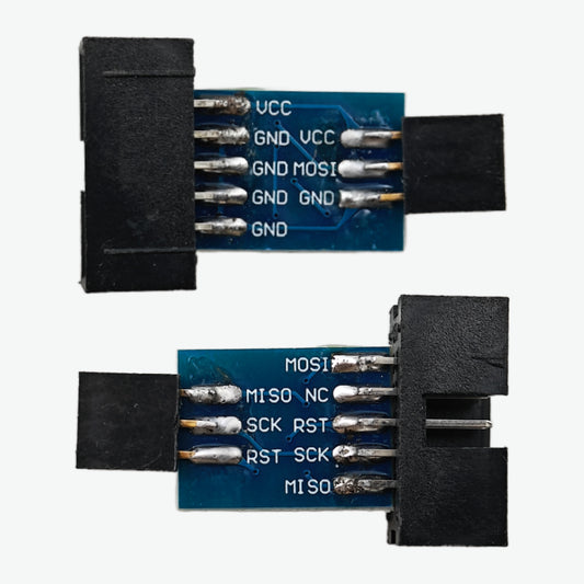AVR ISP 10 Pin to 6 Pin Adapter Board