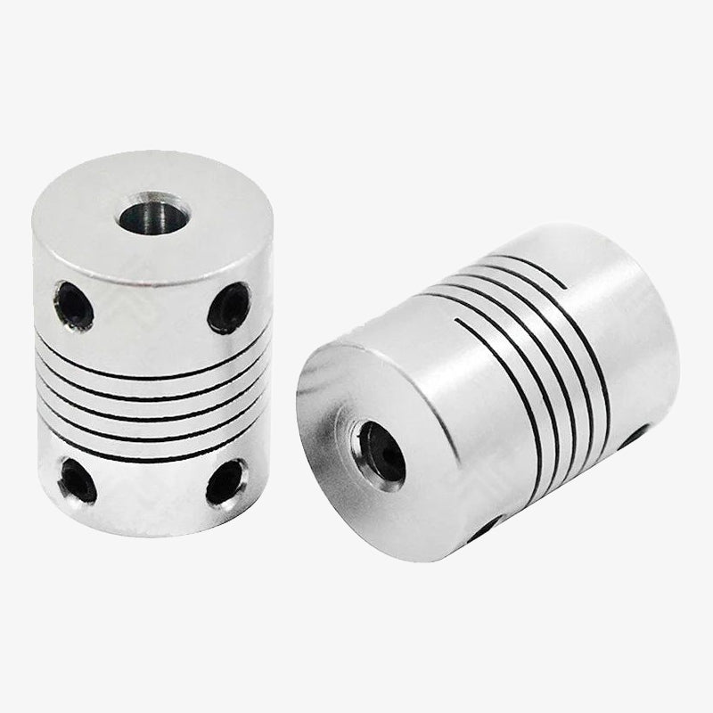 Aluminum Flexible Shaft Coupling - 5mm x 5mm