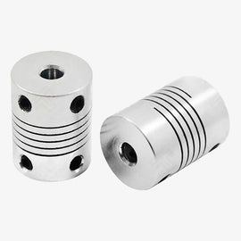 Aluminum Flexible Shaft Coupling - 5mm x 5mm