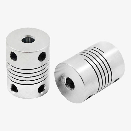 Aluminum Flexible Shaft Coupling - 5mm x 5mm
