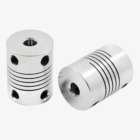 Aluminum Flexible Shaft Coupling - 5mm x 5mm