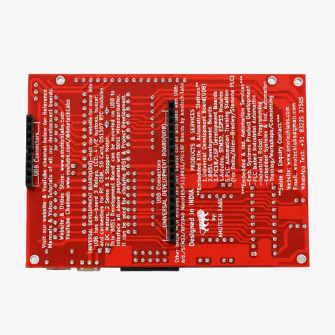 Amotech Labs - 8051 Development Board (with 89S52 IC, ISP Programmer and LCD)
