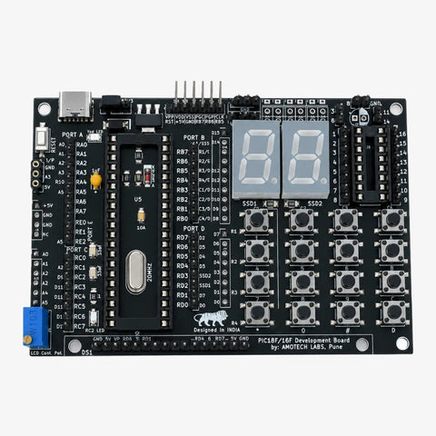 Amotech Labs - PIC18F/16F Development Board (Only Board)