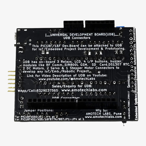 Amotech Labs - PIC18F/16F Mini Development Board (Only Board)
