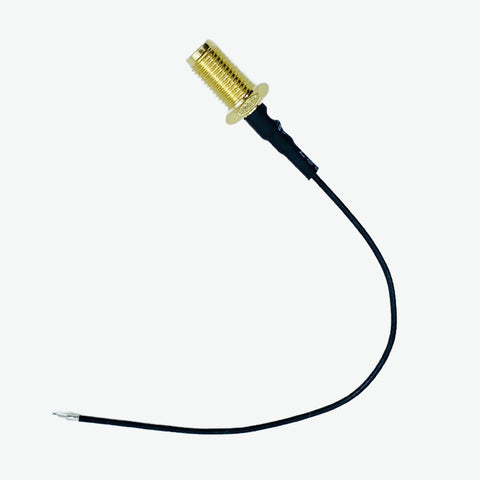 AntennaHome AHCG.101 RP 6GHz 1.13mm Male SMA to Bare Cable Assembly - 120mm