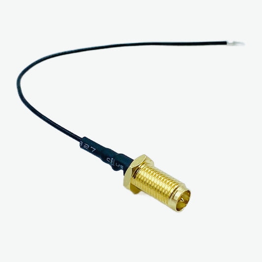 AntennaHome AHCG.101 RP 6GHz 1.13mm Male SMA to Bare Cable Assembly - 120mm