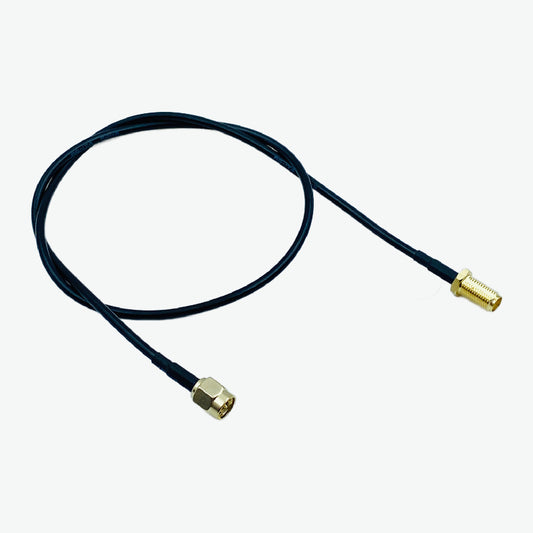 AntennaHome AHCG.RG174J L1000 6GHz 1.13mm SMA-K to SMA-J Cable Assembly - 1000mm
