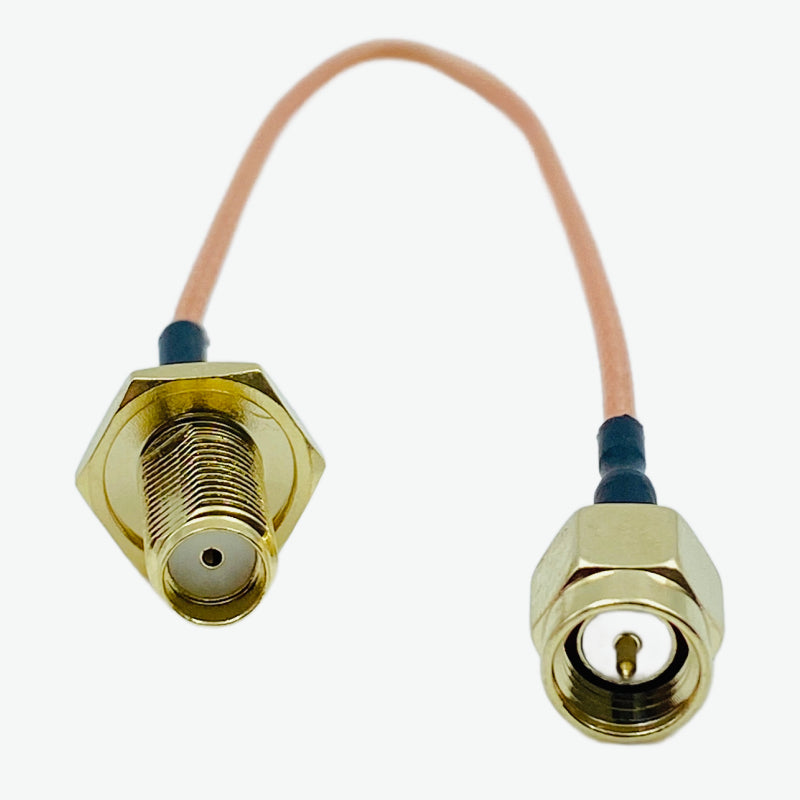 AntennaHome AHCG.RG178J L150 6GHz 1.13mm SMA-K to SMA-J Cable Assembly - 150mm