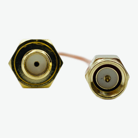 AntennaHome AHCG.RG178J L150 6GHz 1.13mm SMA-K to SMA-J Cable Assembly - 150mm