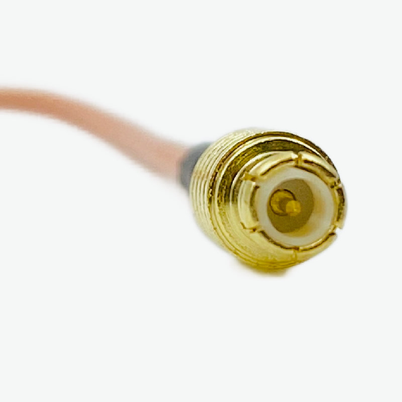 AntennaHome AHCG.RG178MCX L150 6GHz 1.13mm SMA-K to MCX Cable Assembly - 150mm