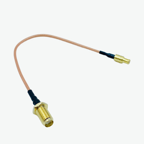 AntennaHome AHCG.RG178MCX L150 6GHz 1.13mm SMA-K to MCX Cable Assembly - 150mm
