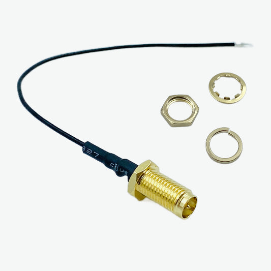 AntennaHome AHCG.101 P 6GHz 1.13mm Female SMA to Bare Cable Assembly - 120mm