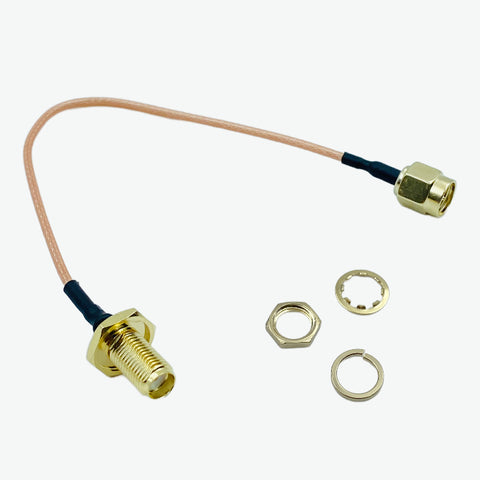 AntennaHome AHCG.RG178J L150 6GHz 1.13mm SMA-K to SMA-J Cable Assembly - 150mm