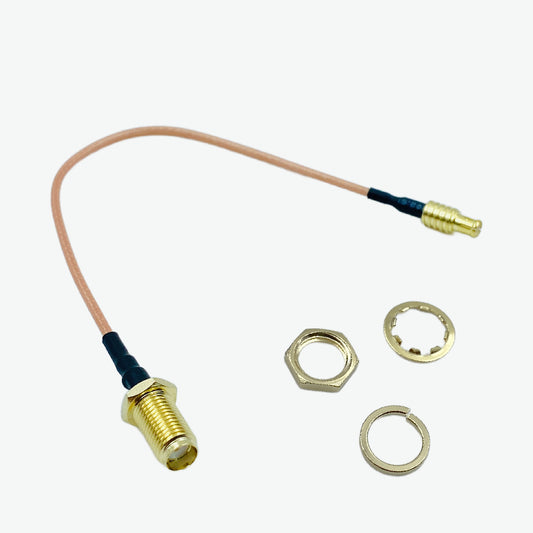AntennaHome AHCG.RG178MCX L150 6GHz 1.13mm SMA-K to MCX Cable Assembly - 150mm