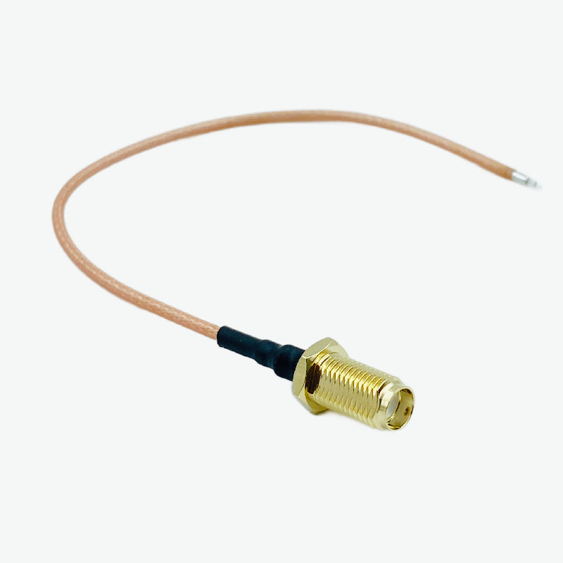 AntennaHome AHCG.RG178P L150 6GHz 1.13mm Female SMA to Bare Cable Assembly - 150mm
