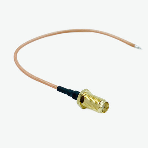 AntennaHome AHCG.RG178P L150 6GHz 1.13mm Female SMA to Bare Cable Assembly - 150mm