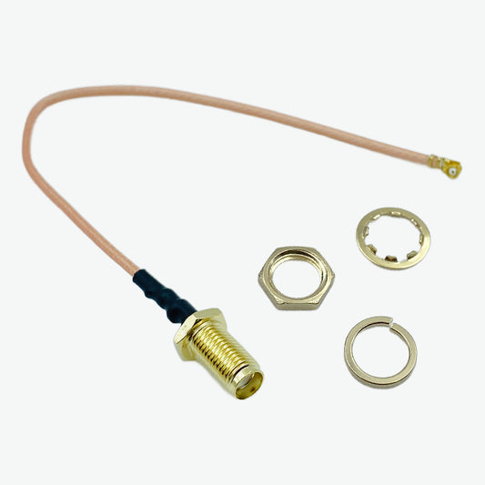 AntennaHome AHCG.RG178 L150 6GHz 1.13mm Female SMA to IPEX Cable Assembly - 150mm