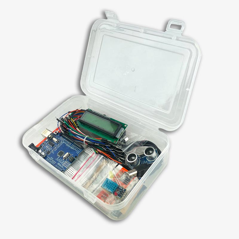 Starter Kit with UNO R3, Breadboard, LED, Resistor, Jumper Wires and P ...