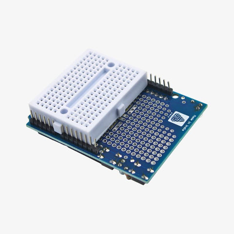 Arduino Uno Prototype Shield with Mini Breadboard