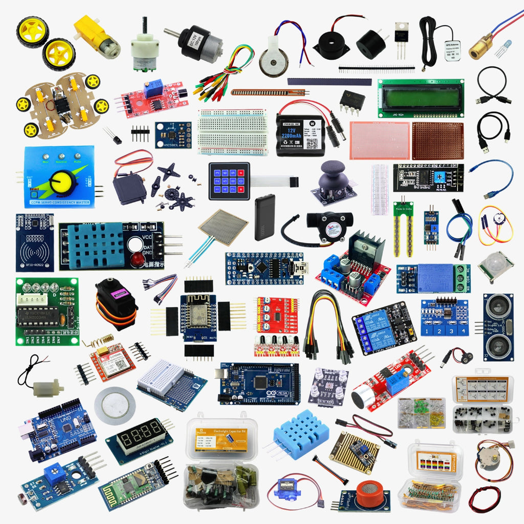 Atal Tinkering Lab Kit – Package 1 – Electronics Development, Robotics, Internet of Things and Sensors