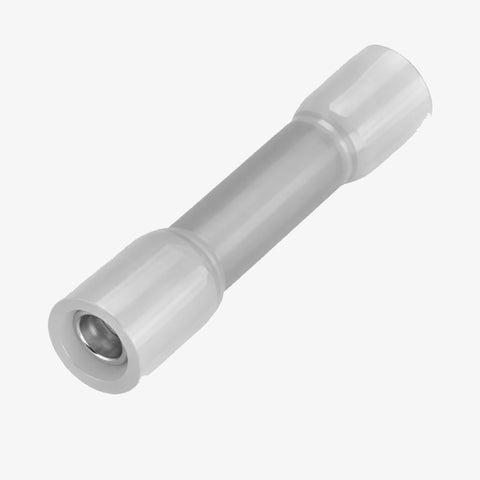 BHT-0.5 Heat Shrink Butt Splice Connector 0.3-0.5 sqmm (24-22 AWG) - White