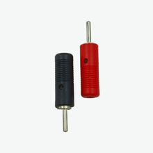 Load image into Gallery viewer, 2mm Banana Plug Male High-Quality Terminal Connector (Red &amp; Black Pair)