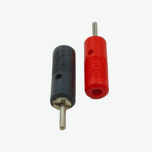 Load image into Gallery viewer, 2mm Banana Plug Male High-Quality Terminal Connector (Red &amp; Black Pair)