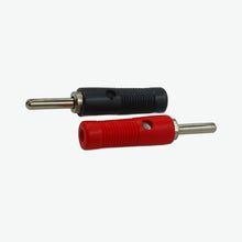 Load image into Gallery viewer, 4mm Banana Plug Male High-Quality Terminal Connector (Red &amp; Black Pair)
