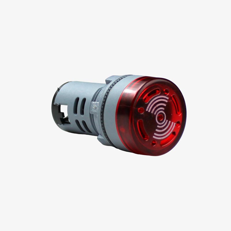 GUUZI 6 stks AC DC 24 V 22mm LED Flash Alarm Signaal Indicator Licht Lamp met Zoemer (Rood/Geel/Groen, elk voor 2 stks GUUZI 6 stks AC DC 24 V 22mm LED Flash Alarm Signaal Indicator Licht Lamp met Zoemer (Rood/Geel/Groen, elk voor 2 stks