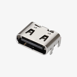 C-Type Female USB Port Plug - 6-Pin SMD SMT Jack Solder Connector