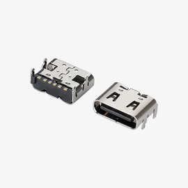 C-Type Female USB Port Plug - 6-Pin SMD SMT Jack Solder Connector