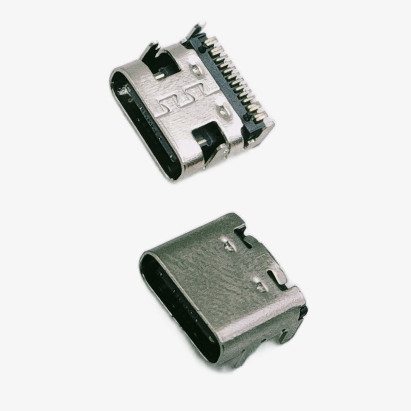 C-Type USB Port Plug - 16-Pin SMD SMT Jack Solder Connector