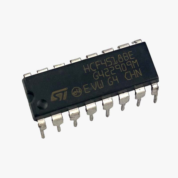 CD4518 - Dual BCD Up Counter IC - DIP-16 Package